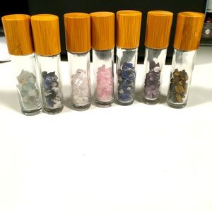 10ml Roll On Bottle With Gemstone